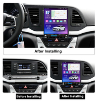 NaviFly Android système IPS écran tactile voiture GPS Navigation pour Hyundai Elantra 6 2015 - 2019 avec GPS DVR
