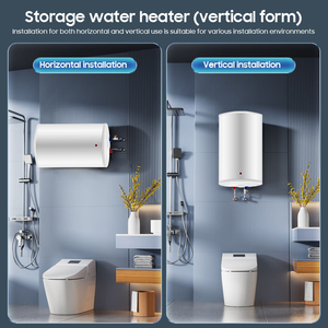 <span class=keywords><strong>Chauffe</strong></span>-<span class=keywords><strong>eau</strong></span> électrique vertical plat <span class=keywords><strong>100L</strong></span> moderne et économique 80L, durable - Product Image 3