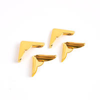 Protège-coins métalliques décoratifs de qualité supérieure pour livres, albums photo et menus – Protection d'angle plate pour sacs et livres
