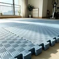 Tapete de Espuma EVA Encastrable de 100x100cm, Tapete de Gimnasio Antideslizante, Absorción de Impactos, Impermeable, de Alta Densidad, Venta al Por Mayor de Fábrica