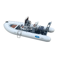 Bateau de pêche en aluminium Haide 5m 17 pieds RIB 500 en forme de V profond PVC/Hypalon/Orca Bateaux RIB en aluminium Barco Inflable 500 cm