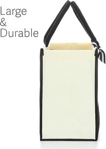 Sac fourre-tout en toile personnalisé avec logo, <span class=keywords><strong>cadeau</strong></span> <span class=keywords><strong>pour</strong></span> les femmes dirigeantes, cadeaux de Noël <span class=keywords><strong>pour</strong></span> femmes, sac à main, cadeaux à offrir - Sac fourre-tout en toile, sac de plage, trousse de maquillage - Product Image 4