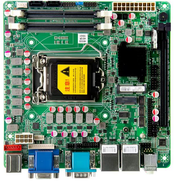 12th/13th GEN I7-12700 CPU X86 PCIE Motherboard I7-13700 i9-13900 CPU Server Mini Itx Motherboard DDR4 128GB LGA1700 H610 Chips