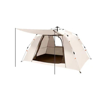 Tente portable d'extérieur imperméable pour 2-3 personnes, anti-moustiques, en maille respirante, à ouverture automatique en 3 secondes, idéale pour l'été, une chambre