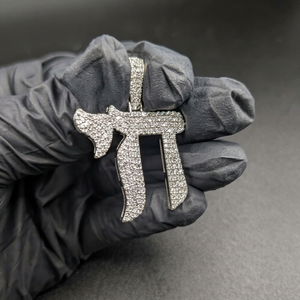 VVS Moissanite Diamond 925 Sterling Silver Hip Hop statement Fashion Pendant Handmade Setting for Unisex Gift - Product Image 1