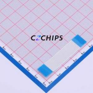 FFC-1.0-10P-50mm FFC <b>Cable</b> (Flexible Flat <b>Cable</b>) P=1mm Connector 10P 1mm 0.3mm Non-Inverting - Product Image 2