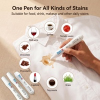 Stylo Détachant Instantané Sans Rinçage 20g – Nettoyant Magique Portable pour Taches d'Aliments, de Café, de Rouge à Lèvres sur Uniformes Scolaires et Tissus – Sûr pour les Enfants