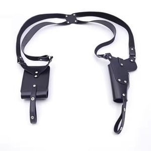 नई बाहरी सामरिक नायलॉन होल्स्टर स्लिंग चमड़े के बैग को छुपा हुआ कंधे को छुपाने के साथ डबल अंडरआर्म बैकपैक - Product Image 1