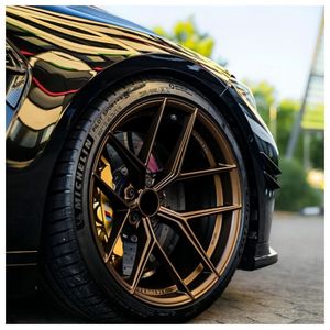 Caliente 1 pieza cóncavo profundo forjado cepillado pulido 5x120 112 5x5x114,3 18 19 20 21 22 pulgadas para rueda de coche de carreras - Product Image 1