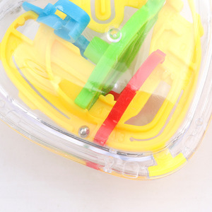 Bola laberinto 3D en forma de corazón, 50 niveles con llavero, juguete educativo portátil para niños de 4 a 6 años - Product Image 3