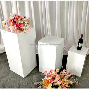 Nouvelle table à dessert carrée en métal de haute qualité d'usine pour la décoration de scène d'événement de mariage et de fête - Product Image 6