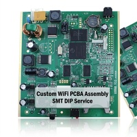 Servicio de Ensamblaje de PCBA Personalizado OEM, Placa de Circuito de Control de Comunicación WiFi, Fabricante de Ensamblaje de PCB Electrónico SMT DIP