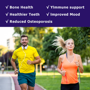 Capsules de Vitamine K2 + D3 en Gros – Formule Double Action pour Soutenir la Fonction Immunitaire et la Santé Osseuse - Product Image 6