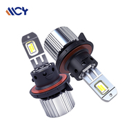 H13 Neuerscheinung 12V Hochleistungs-Doppel-LED-Autoscheinwerferbirne 8000lm IP67 Wasserdicht Universelle Passform