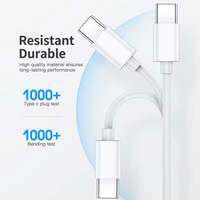 Câble de chargeur USB C 60W 30CM en cuivre pur pour Samsung S20 S9 S8 pour Xiaomi pour Huawei iPhone 12 13 14 à utiliser avec des écouteurs