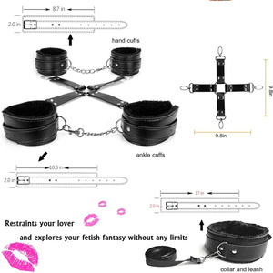 Set di Bondage in Pelle 11 Pezzi con Gabbia di Castità e Benda, Kit di Costrizione, Giocattoli per Adulti per Donne e Coppie, Vendita Calda su Amazon - Product Image 3
