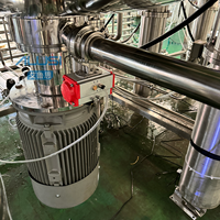 Máquina Mezcladora Emulsionadora al Vacío de Tipo Fijo de Alto Cizallamiento con Bomba de Engranajes para Productos Químicos Cosméticos, Capacidad de 2000L para Motor