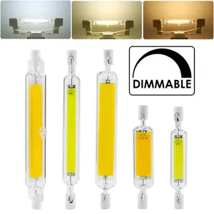 Lampe à LED R7S 78mm 118mm Projecteur haute puissance AC 110V 220V Tube en verre COB Ampoule Remplacer la lampe halogène - Product Image 1
