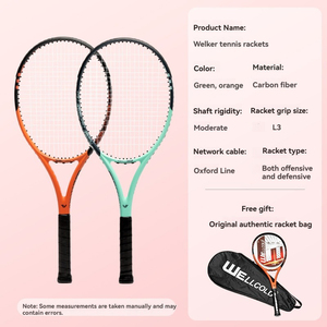 <span class=keywords><strong>Raquette</strong></span> <span class=keywords><strong>de</strong></span> <span class=keywords><strong>tennis</strong></span> tout carbone <span class=keywords><strong>de</strong></span> 27 pouces, haute résilience, poignée antidérapante, durable, <span class=keywords><strong>raquette</strong></span> <span class=keywords><strong>de</strong></span> <span class=keywords><strong>tennis</strong></span> en maille respirante - Product Image 2