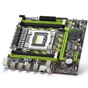 저렴한 X79 G마더 보드 LGA2011 세트, 콤보 제온 E5 CPU 2 개 x 8GB DDR3 RAM 1600Mhz 데스크탑 및 노트북