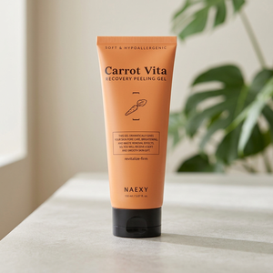 NAEXY Best-Selling 150ml Carrot Vita Recovery Peeling Gel Liquid Face Wash Facial Cleanser for Skin Renewal - Product Image 2
