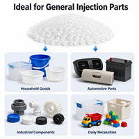 Granulés de résine PP à usage général, couleur personnalisée, qualité médicale, MFI stable, matière première plastique pour les nécessités quotidiennes