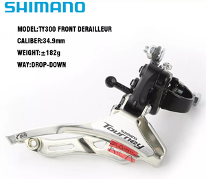 <span class=keywords><strong>Desviador</strong></span> Delantero para Bicicleta <span class=keywords><strong>Shimano</strong></span> <span class=keywords><strong>Tourney</strong></span> FD-TY300, 6/7/8 Velocidades, para Bicicleta de Montaña, Montaje por Soldadura / Abrazadera de 31.8 / 34.9 - Product Image 4