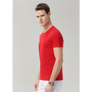 T-Shirt in cotone 100 di alta qualità in tinta unita Unisex T-Shirt con Logo personalizzato Design <span class=keywords><strong>Slim</strong></span> <span class=keywords><strong>Fit</strong></span> da <span class=keywords><strong>uomo</strong></span> - Product Image 3