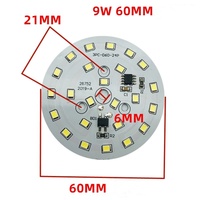 Modules LED haute tension 220V 2835 carte lumineuse linéaire carte de source lumineuse sans entraînement pour Downlight 3-18W