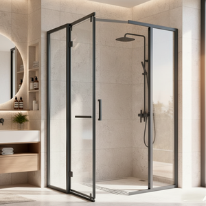 <span class=keywords><strong>Douche</strong></span> sur mesure étanche avec portes en verre sans cadre, <span class=keywords><strong>paroi</strong></span> <span class=keywords><strong>de</strong></span> <span class=keywords><strong>douche</strong></span> simple en verre coulissante pour salle <span class=keywords><strong>de</strong></span> bain - Product Image 2