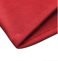 Housse de table de banquet de mariage de style américain de 6 pieds avec logo personnalisé, housse extensible en spandex faite à la main pour les mariages