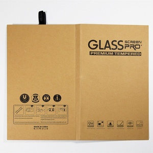 กล่องกระดาษคราฟท์สำหรับบรรจุภัณฑ์ฟิล์มกันรอยหน้าจอกระจกนิรภัยแบบ OEM พร้อมโลโก้ - Product Image 2