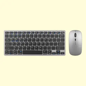 便携式超薄可充电蓝牙鼠标sem fio teclado y鼠标无线键盘和电脑鼠标