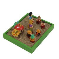 2024 nouveau produit blanche neige et les sept nains résine modèle enfants éducatif sable Table plage décoration cadeaux