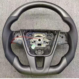 พวงมาลัยหุ้มหนังคาร์บอนไฟเบอร์สำหรับ <span class=keywords><strong>Volvo</strong></span> <span class=keywords><strong>Cx60</strong></span> XC60 XC40 - Product Image 1