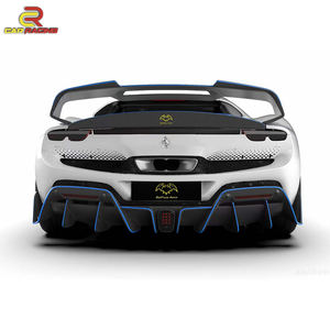 BatFury-Kits de carrosserie en fibre de carbone pour F-errari 296 GTB, capot avant, jupe latérale, coffre, aileron arrière, pièces détachées pour voiture - Product Image 5