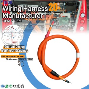 Hochstrom-Kupfer-Batteriekabelbaum 2-6AWG 16-35mm² Verzinnt oder blank, PVC-isoliert für Solarwechselrichter, Automobil-OEM - Product Image 4