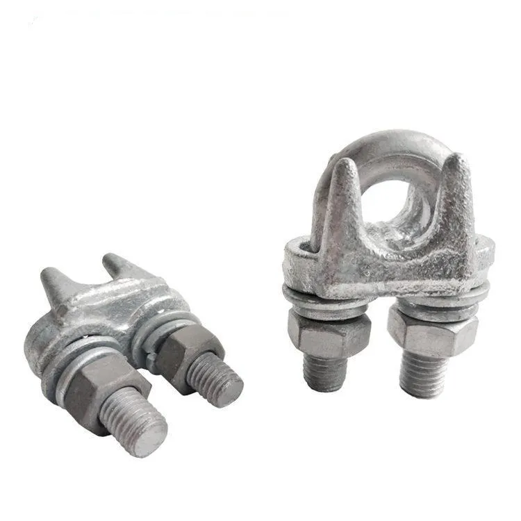 Hot-dip galvanization carbon steel drop forged heavy standard wire rope clamp