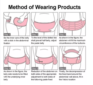 Ceinture de soutien de maternité ajustable et respirante pour femmes enceintes, soulagement des douleurs lombaires et pelviennes, vente <span class=keywords><strong>en</strong></span> gros - Product Image 3