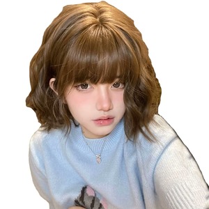 วิกม้วนผมขนแกะใหม่สำหรับ<span class=keywords><strong>ผม</strong></span>บ็อบโบทุกวันของผู้หญิง<span class=keywords><strong>ผม</strong></span>หยิก<span class=keywords><strong>สั้น</strong></span>ธรรมชาติน่ารักหวานเหมือนจริงทั้งชุด - Product Image 5