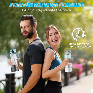 Bouteille d'eau riche en minéraux 450 ml avec technologie SPE, générateur d'ions portable 2000 PPB, sans BPA, certifié CE, production de haute pureté - Product Image 3