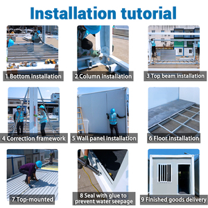 Tích Hợp Nhà Ở Đơn Giản Cấu Trúc Khung Có Thể Tháo Rời Lắp Ráp Di Chuyển <span class=keywords><strong>Container</strong></span> Cho Tạm Thời Xây Dựng Văn Phòng Phòng Ngủ - Product Image 6