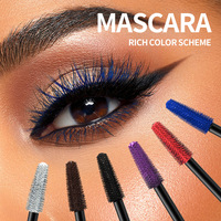 Mascara Imperméable, Allongeant, Courbant, Épaississant, Naturel, Longue Tenue, Anti-Bavures, Couleur Haute Pigmentation, Maquillage des Cils