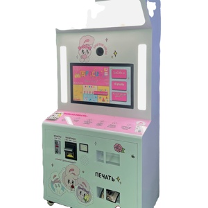 เครื่องจำหน่ายบูธภาพถ่ายแบบดิจิทัลเครื่องบูธภาพถ่ายแบบเปลือกหอยดั้งเดิมพร้อมเครื่องพิมพ์แบบ DNP - Product Image 1