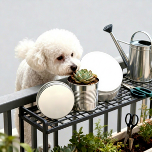 Latas de Aluminio Vacías para Bálsamo para Mascotas |   Tarros Metálicos con Acabado Mate para Crema de Patas y Nariz de Perro |   Contenedores Reciclables con Tapa de Rosca - Product Image 1
