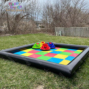 Bán hot chất lượng cao tùy chỉnh kích thước đua xe <span class=keywords><strong>Inflatable</strong></span> đua theo dõi cho Bumper xe ô tô - Product Image 4