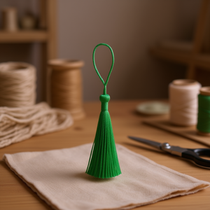 Ilan Flecos Frange con Nappine Verdi 8Cm, Confezione da 6 Pezzi (Approssimativamente) - Product Image 3