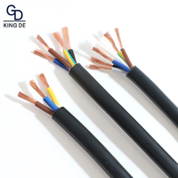 Câble électrique basse tension ZC-RVV ignifuge, âme en cuivre pur, souple, isolé en PVC, multibrins, pour construction aérienne