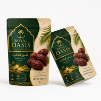 Premium Ramadan Dadels Gravure Gedrukte Verpakking Zakken Op Maat Met Rits, Vochtbestendige Voedselverpakking voor Melk en Huisdierenvoer