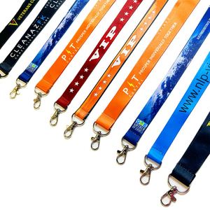 Personalized Brand Leather Custom Logo <b>Polyester</b> <b>Lanyards</b> With High Quality Buckle for School and Office - Product Image 2